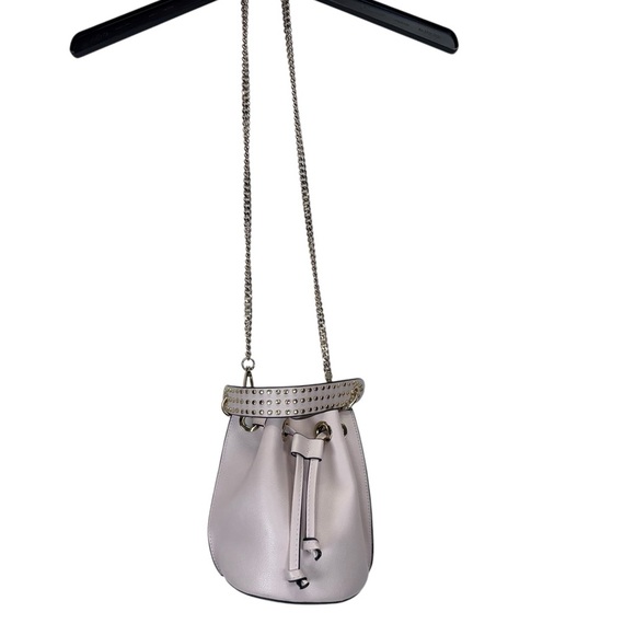 Cream and Gold Shoulder Bag with Pearl Embellished Handle - Picture 8 of 14